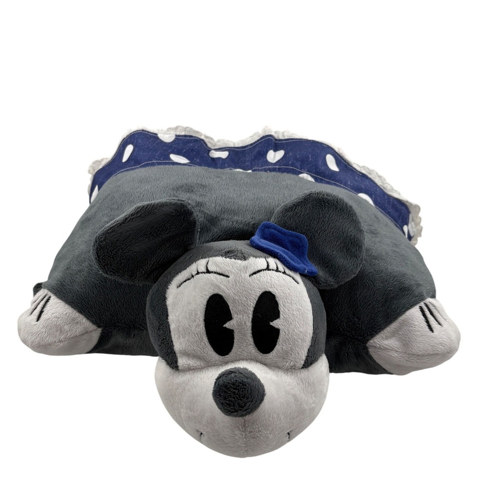Disney Pillow Pets Denim Minnie Mouse 17" Plush Retro/Classic Heritage Colab
